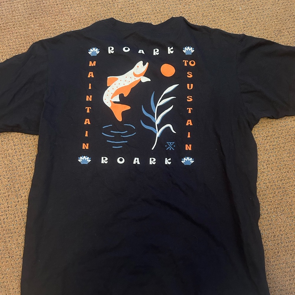 Roark men’s graphic shirt “maintain to sustain” size large